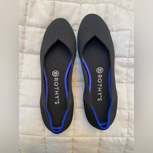 Rothy’s The Flat size 8.5, Black. Like New!